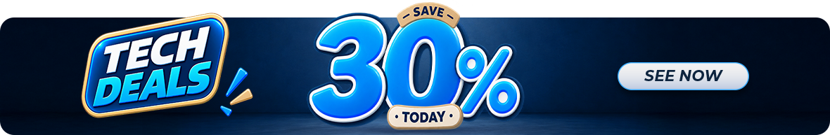 TECH DEALS -30% OFF