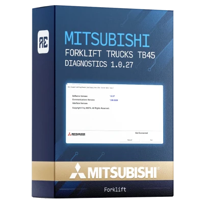 MITSUBISHI FORKLIFT TRUCKS TB45 DIAGNOSTICS  1.0.27