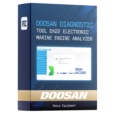 DOOSAN DIAGNOSTIC TOOL DX22 ELECTRONIC MARINE ENGINE ANALYZER 00.02 [2023.09]