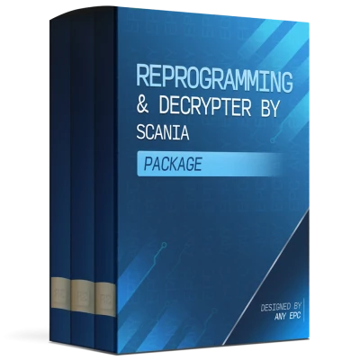 REPROGRAMMING & DECRYPTER BY SCANIA PACKAGE	 