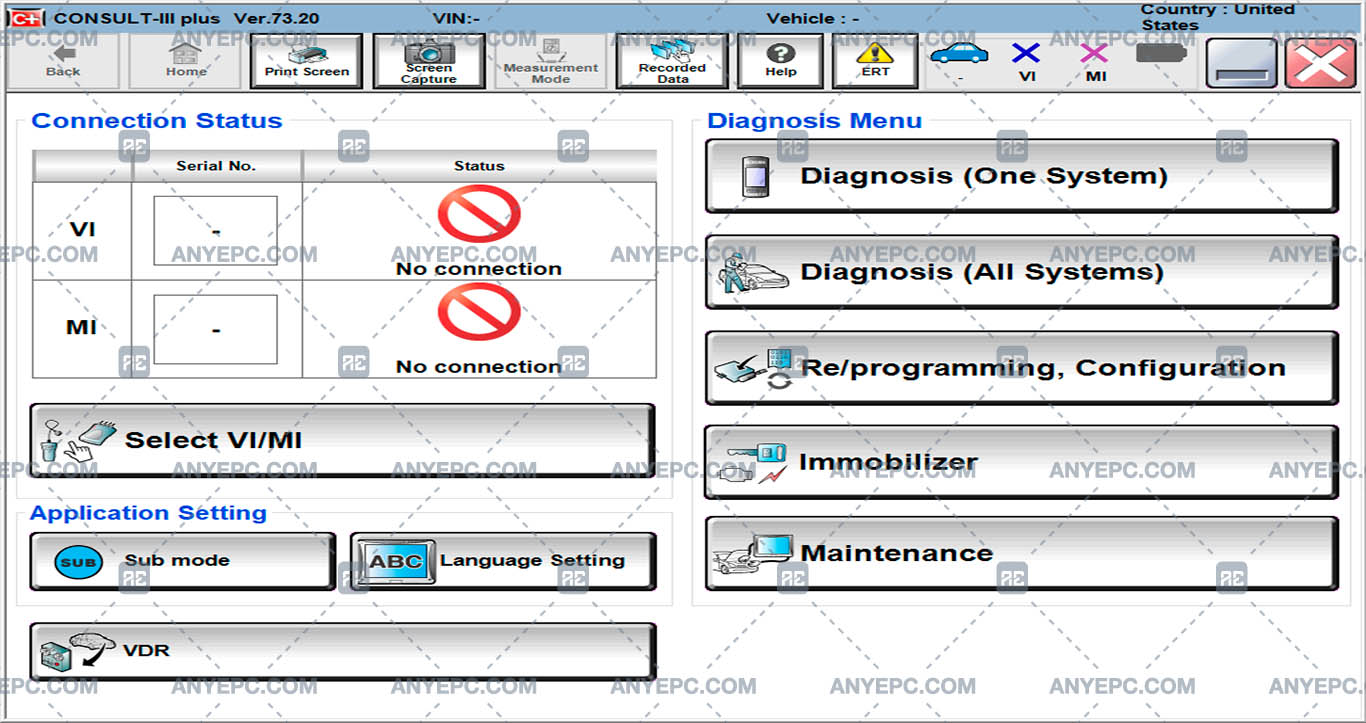 NISSAN CONSULT III MULTIPLE INTERFACE 