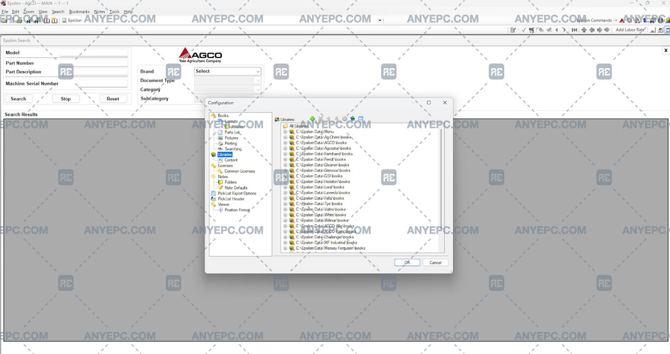AGCO - MAIN ERROR