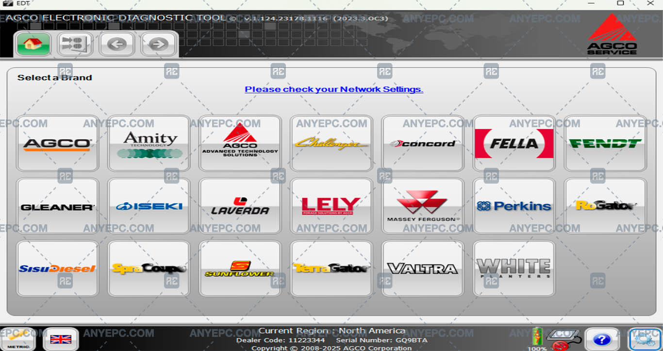 AGCO EDT - UPDATE INSTALLATION FAILED