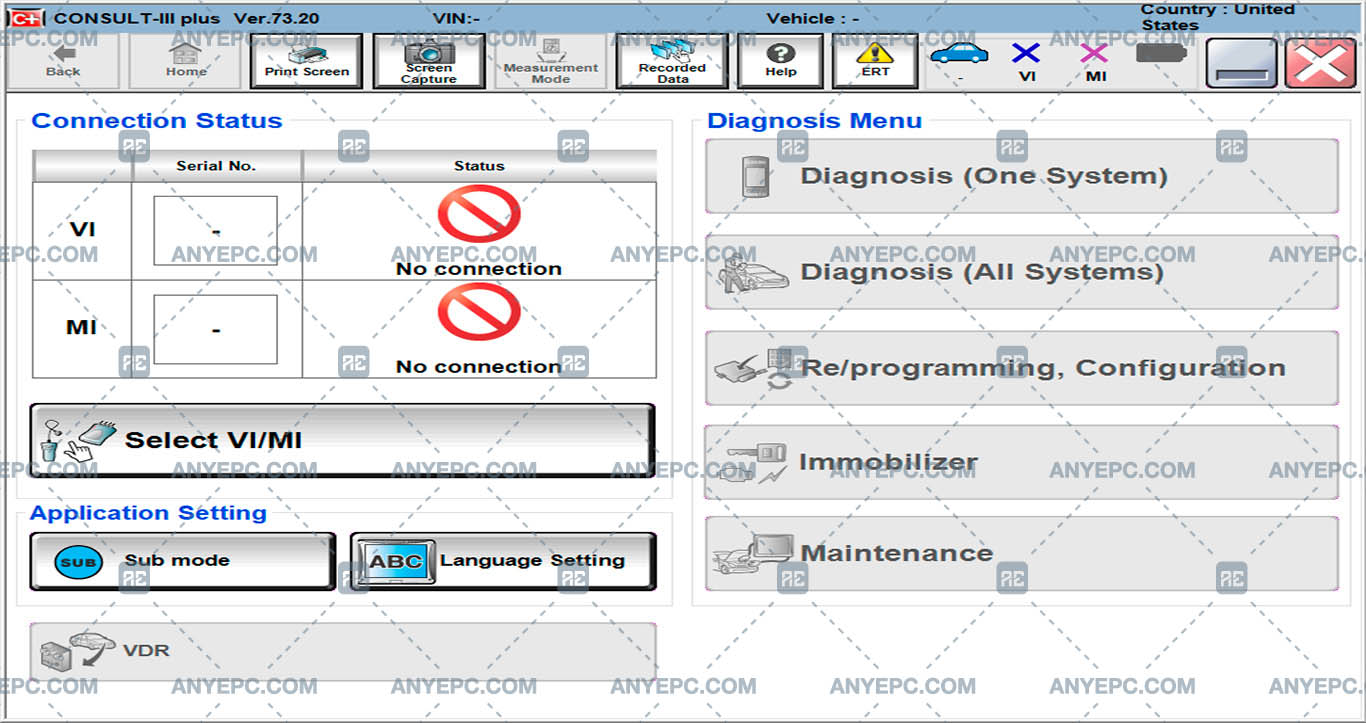 NISSAN CONSULT III MULTIPLE INTERFACE 